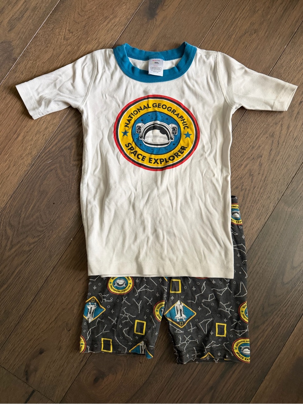 Hanna Andersson Kids National Geographic Short Jams Pajama Set Sz 8